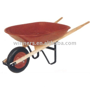 8 Square Wooden Handle Metal Tray Wheel barrow (WH4400),power wheels,wooden garden cart,power wheelbarrow